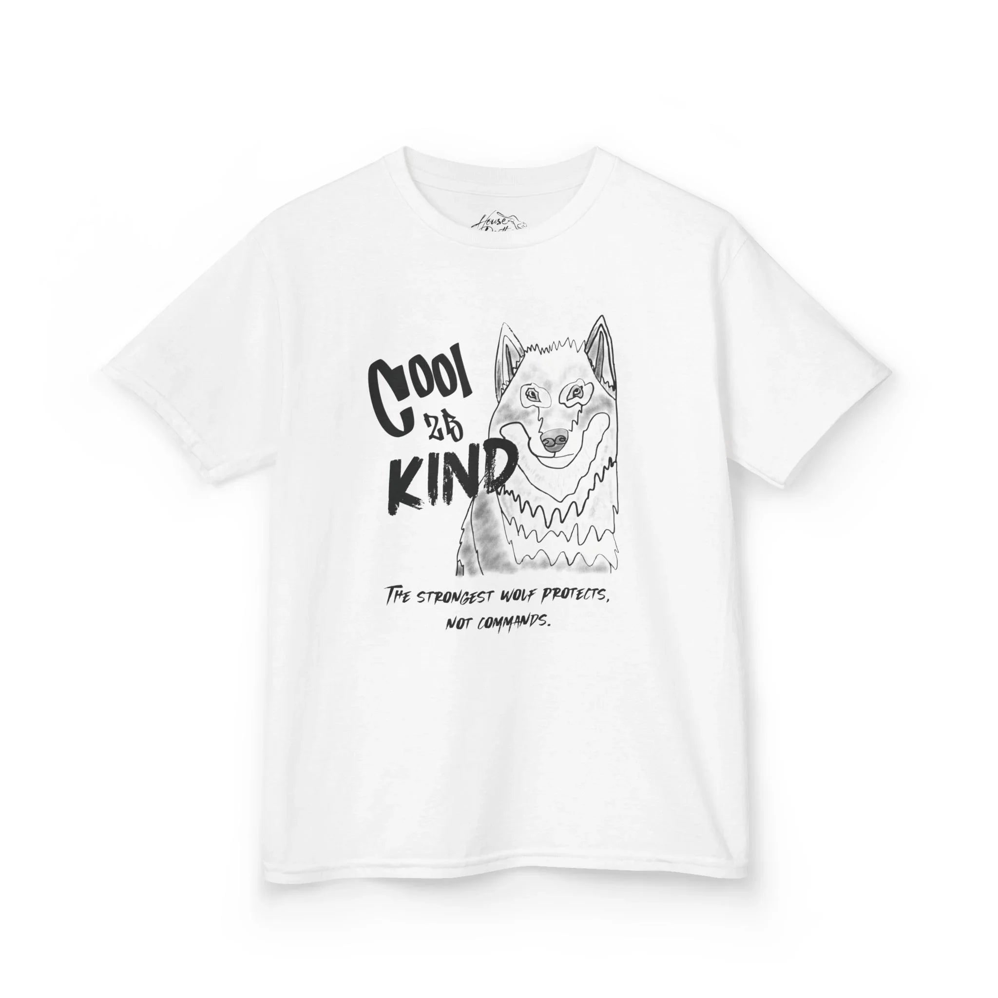 Expressive Tee -  Real Wolves Lead with Care - House Panther