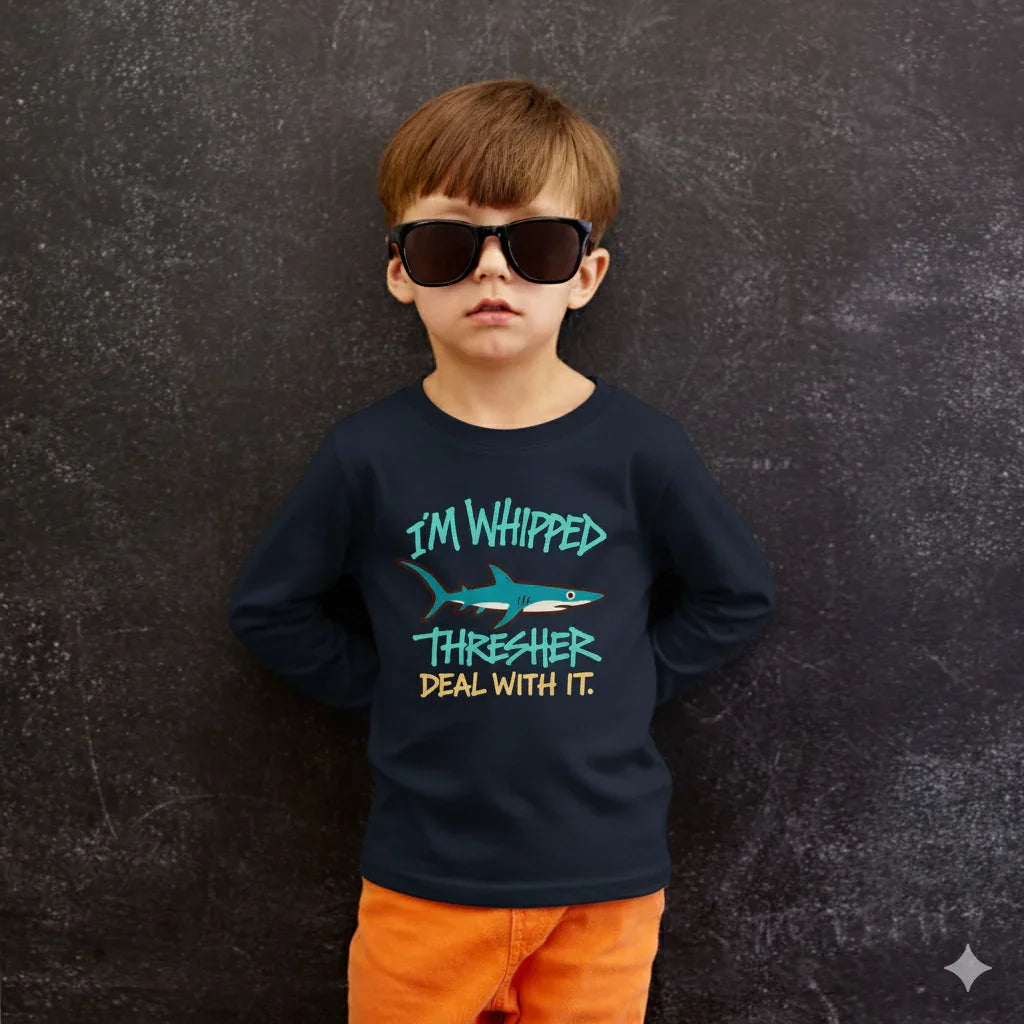 "I'm Whipped | Thresher Shark" - Long Sleeve T-Shirt - House Panther
