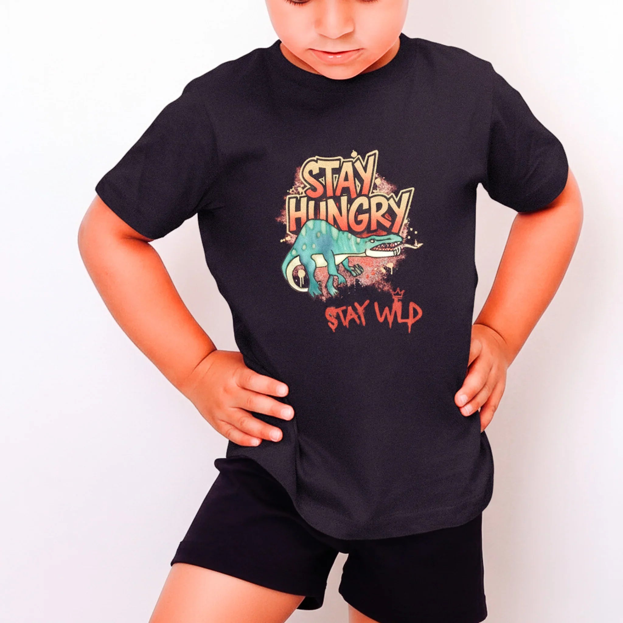 Toddler Tee - Stay Hungry Baryonyx - House Panther